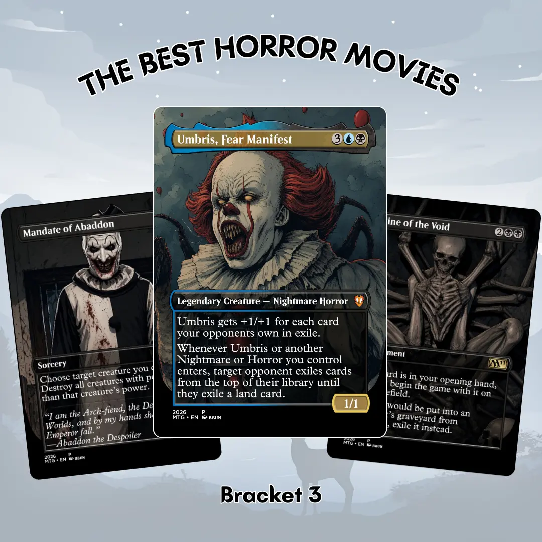 Horror Movies – Umbris, Fear Manifest Commander Proxy Deck | 100 Cards | Borderless Premium Art | Ready to Play