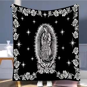 Flower Star Character Pattern Blanket, 1 Count Soft Warm Throw Blanket, Air-conditioned Room Blanket, Camping and Travel Essentials, Soft Lightweight Blanket, Soft Comfy Blanket