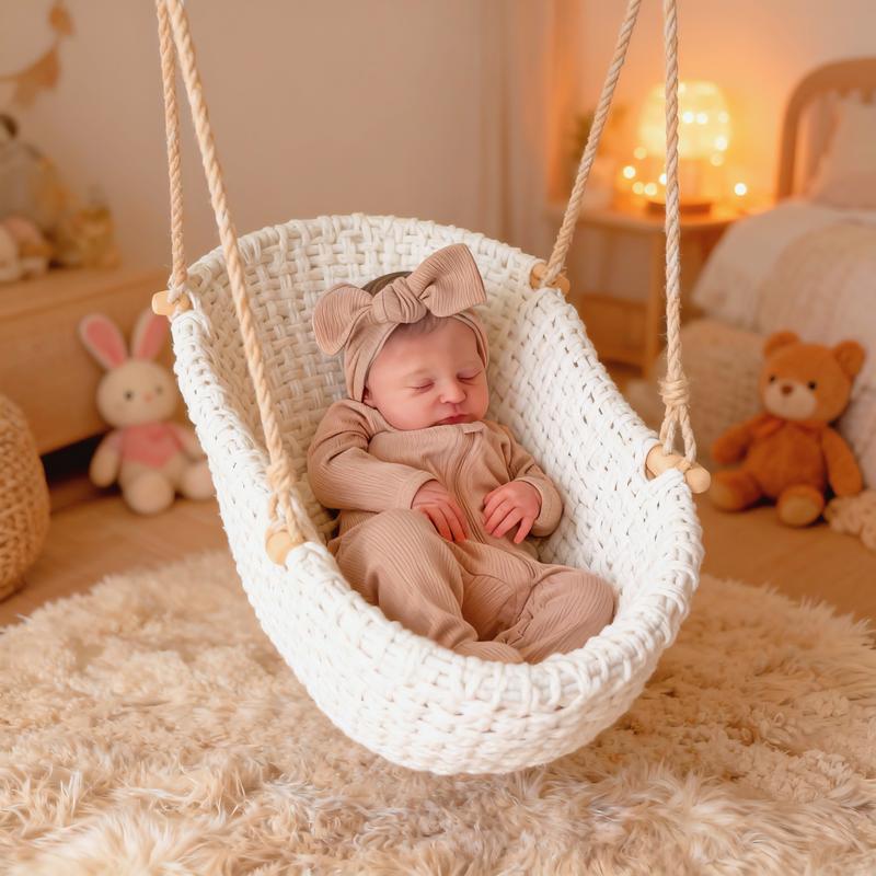 Realistic Reborn Baby Dolls 19Inch Newborn Baby Dolls Drawing Hair with Soft Cloth Body Sleeping Lifelike Reborn Baby Dolls Birthday Gift for Kids Age 3+