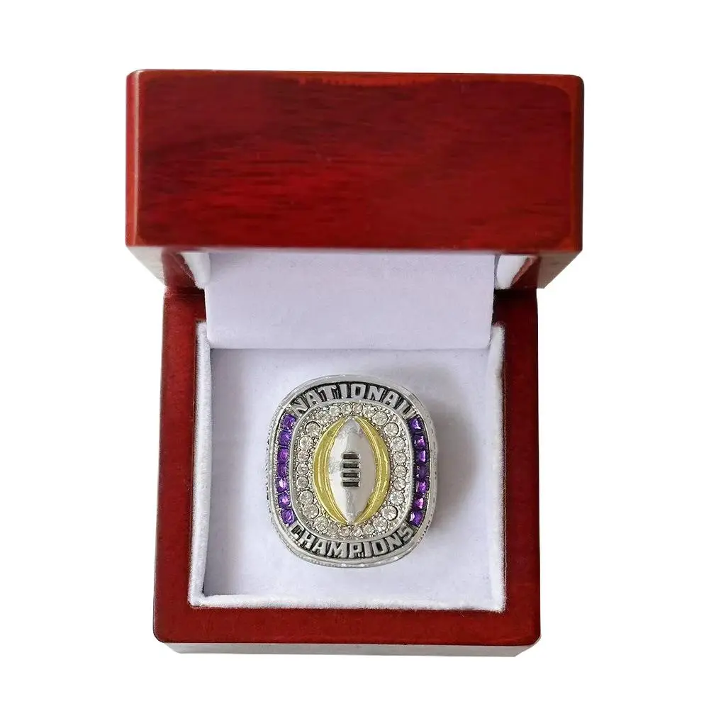 2020 LSU tigers college football playoff championship ring with box for men 2020 LSU tigers college football playoff championship ring with box for men