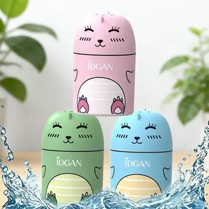 IDGAN Cat Bathroom Cleaner Bottles Ocean Jasmine Peach Scent 9 Month Lasting Automatic Toilet Bowl Cleaning Tablets Set