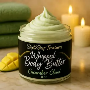 Cucumber Cloud ~Whipped Body Butter - Luxurious Hydration with Fresh Cucumber Extract for Nourished & Refreshed Skin