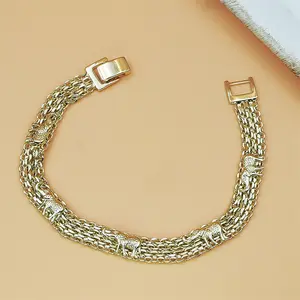 Elephant Bracelet Bestie Gift Unisex Design with Elephant Charm Gold Plated 7.28 Inches Long Versatile for Any Occasion Perfect Gift