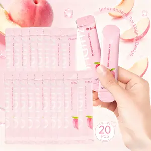 Hand Cream Gift Box Set, Plant Scented Peach Moisturizing Hydrating Hand Balm, Suitable for Dry Hands & Full Body Care, Portable Travel Size