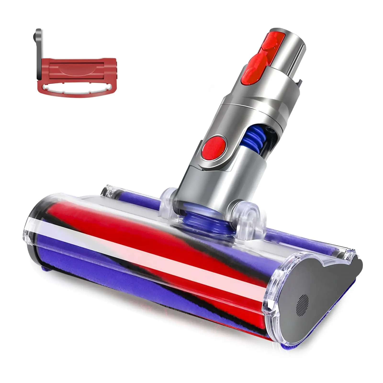 Soft Roller Replacement Vacuum Head - Compatible with Dyson V7, V8, Cyclone V10, V11, V15 Cordless Vacuums - Ideal for Thin Carpets, Hardwood Floor