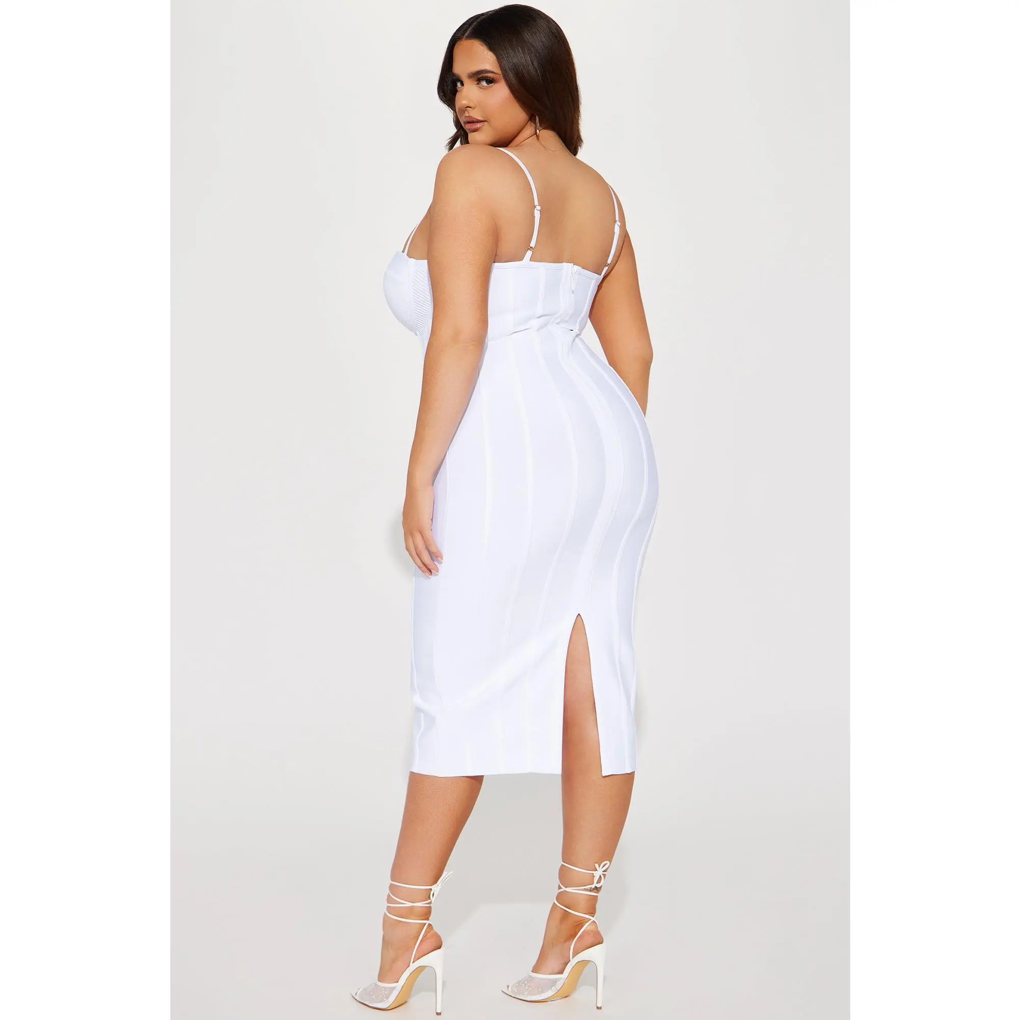 victoria bandage midi dress Victoria Bandage Midi Dress (Pink)
