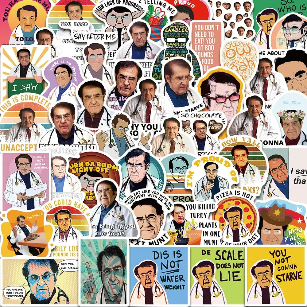 Cartoon Doctor Now Sticker, 50/1000pcs Cute Cartoon Sticker, Waterproof Self Adhesive Decor Paper, Decor Sticker for Gift Greeting Card Water Bottle Laptop Phone, Ornaments