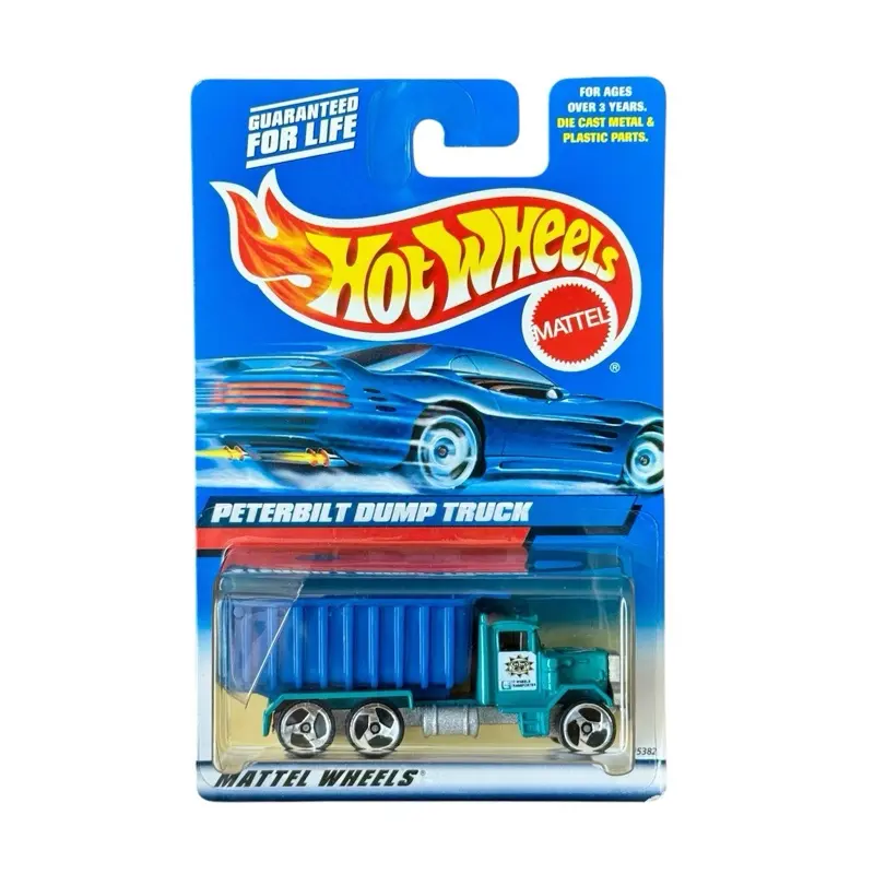 Hot Wheels Peterbilt Dump Truck Collectibles, 1:64 Scale Heavy Truck Model Diecast Toys, Mini Car Display Diecast Toys