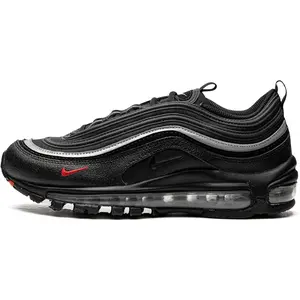 Youth Nike Air Max 97 Black/Black-Sport Red-White (921522 028) (GS)