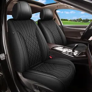 Car Seat Covers, Breathable Material Cool Ice Silk Leather Full Set for Honda CR-V 2015-2026, 5-Seat Hybrid/EX/LX Fit, Pet-Friendly Waterproof, Airbag-Safe, Anti-Slip, Back Pockets, Quick Install