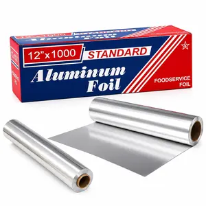 Aluminum Foil Roll - Standard 12" x 1000' Aluminum Foil Roll/Perfect For Food Service Industry/BBQ/Cooking/Baking.