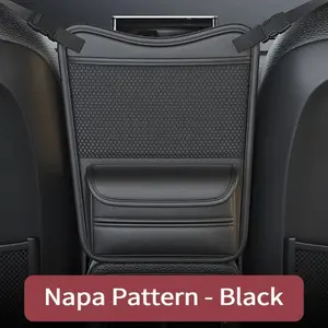 Car Seat Central Storage Organizer, Car Hanging Bag, Front and Rear Driver Middle Storage Pouch, Backrest Storage Bag, Must-Have for Clean Car Interior
