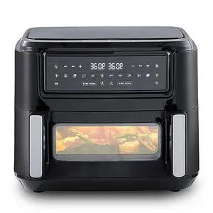 Elite Cuisine 10.5L Digital Dual Zone Air Fryer SYNC Technology/Drawer