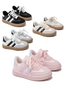 2026 Spring Kids Four-Color Training Shoes, Unisex Baby Velcro Breathable Sports Shoes, Soft Sole Anti-Slip Casual Shoes, Soft Soled Shoes