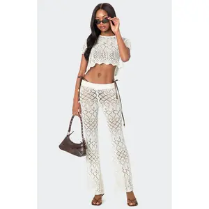 Edikted Women's Fable Crochet Pants