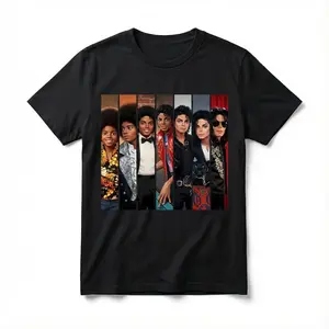 Michael Jackson Evolution Graphic Tee, King of Pop Youth Shirt, MJ Unisex T-Shirt, Perfect Gift For Men, Women, And Kids