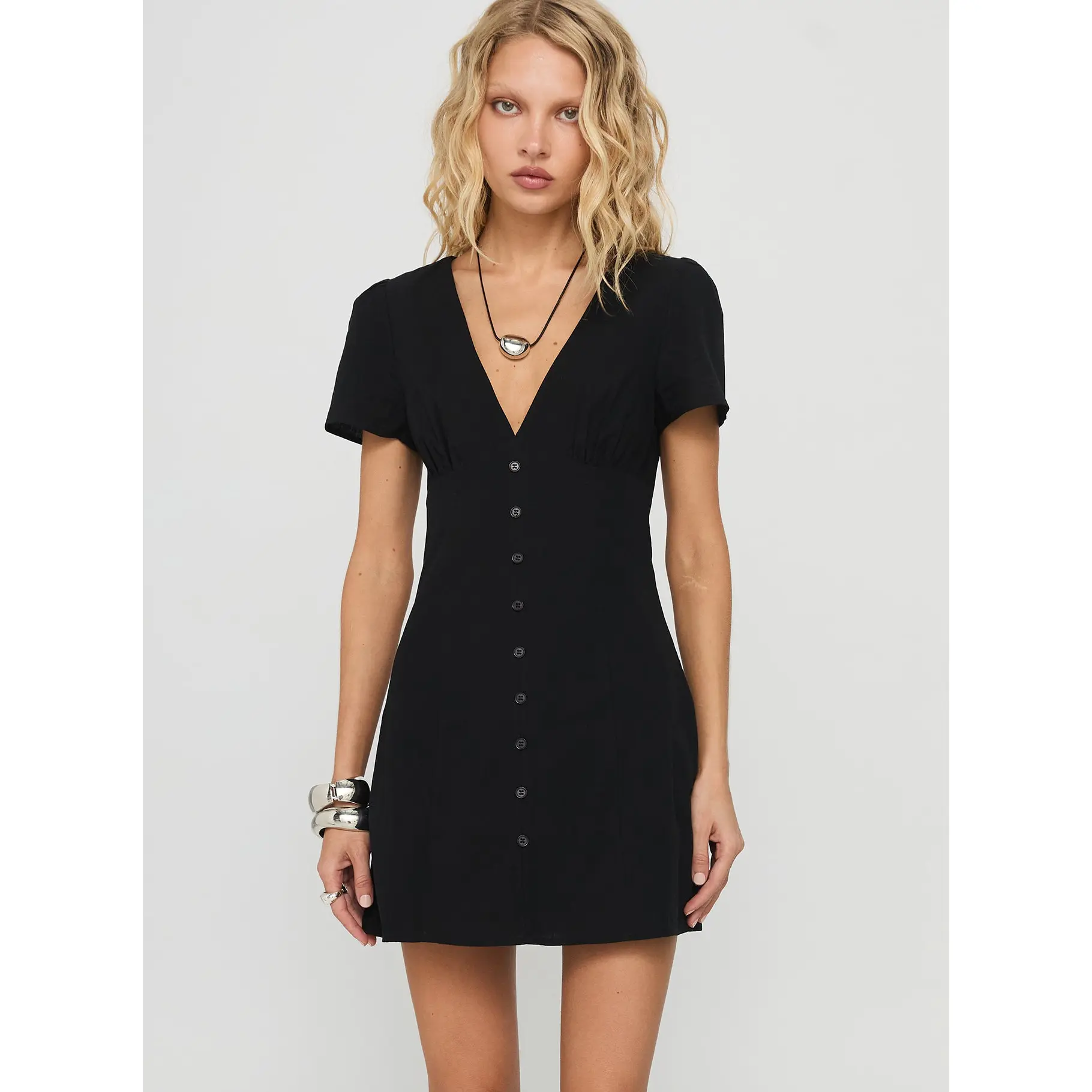 Loveliness Playsuit Black Tall