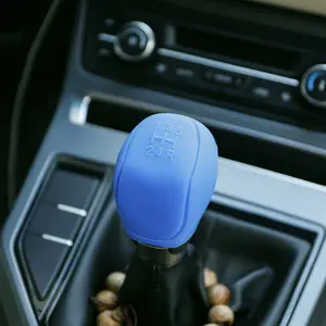 The silicone universal handbrake cover for the car gear sleeve is suitable for the Ford gear sleeve, anti-slip and wear-resistant gear lever handle cover