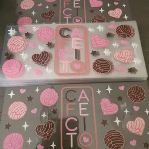 Cafecito y chisme 16oz wrap ready to ship #16ozwraps