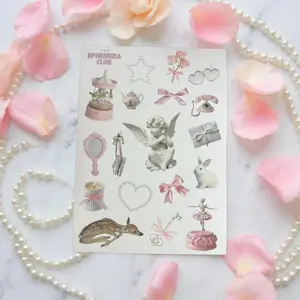 Pink Coquette Sticker Sheet
