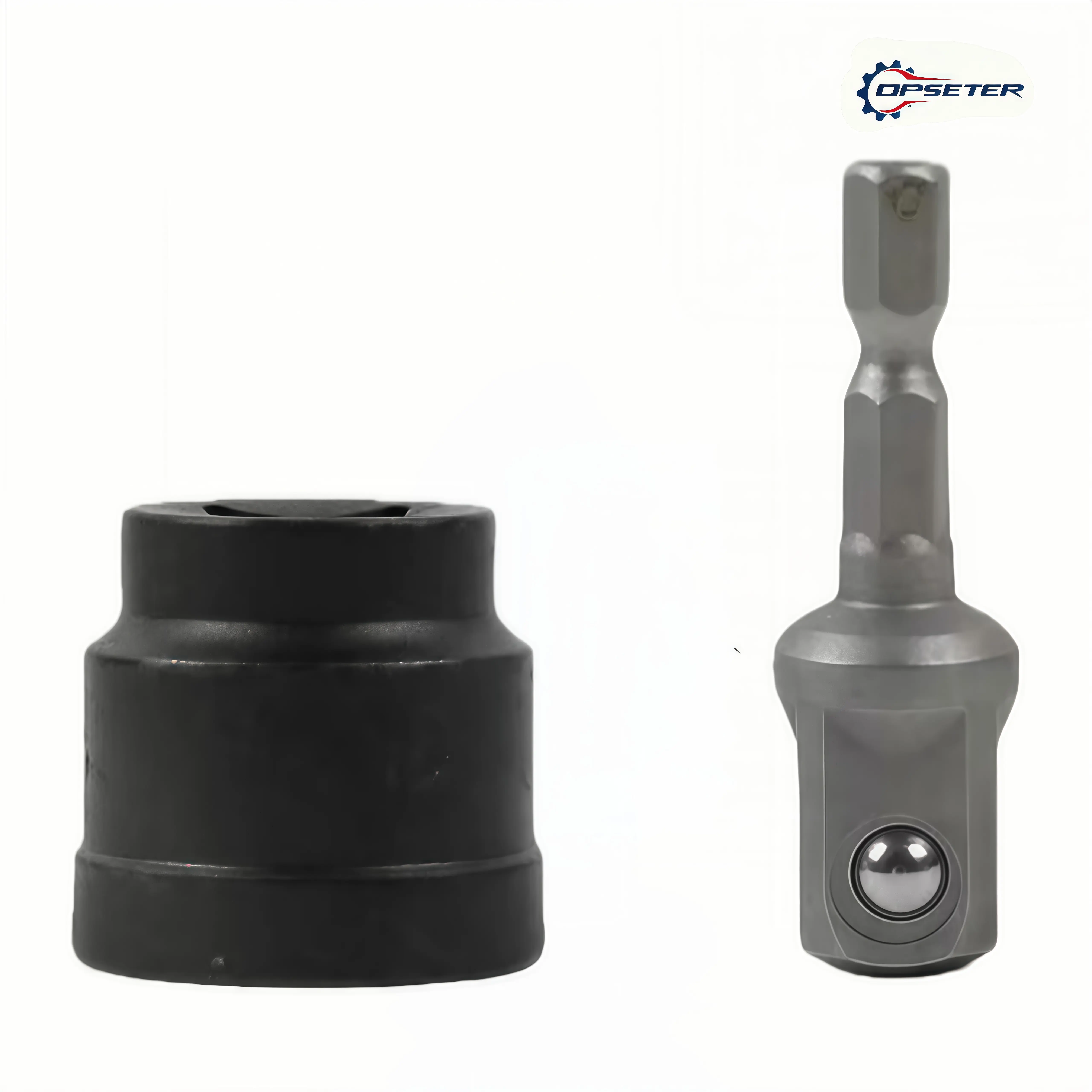 OPSETER Car Scissor Jack Drill Adapter Tool - Universal 1/2 in (Half Inch) Socket Bit, Hand Drill Compatible Accessory with Enhanced Grip for Car Scissor Jacks & Drilling Tasks