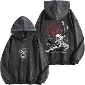 Zuko Avatar Washed Hoodie, Fire Nation Prince Graphic Tee, Last Airbender Anime Streetwear Shirt, Oversized Fan Apparel
