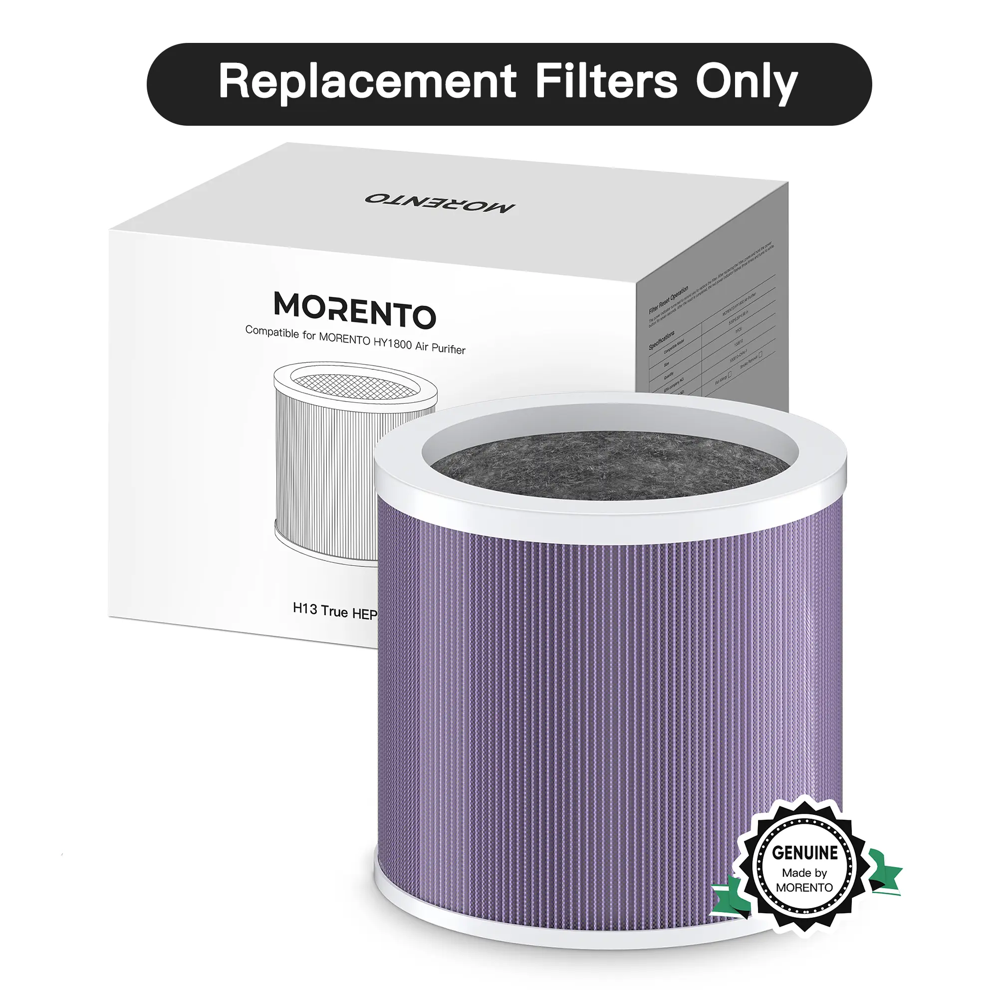Amoke Removl 1 Pack (Replacement Filters Only)