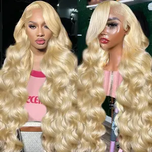 613 Wigs 13X6 HD Lace Front Wigs Human Hair Blonde Pre Plucked Body Wave Lace Front Human Hair Wigs For Women HD Lace Wigs