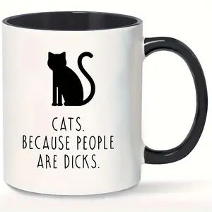 11oz Novelty Ceramic Mug My Cat My Love Perfect Gift for Cat Lovers Suitable for Any Occasion Dishwasher Safe Insulated Reusable Drinkware Tumbler Cup Coffee