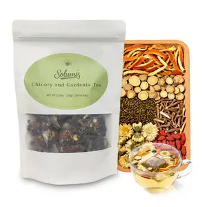 All-Natural Pure Herbal Tea Bags - Instant-Brewing Beverage,  Fruit & Chrysanthemum Chicory Orange Peel Blend, No Preservatives, Cooling & Soothing, Meticulously Crafted Holiday Value Pack