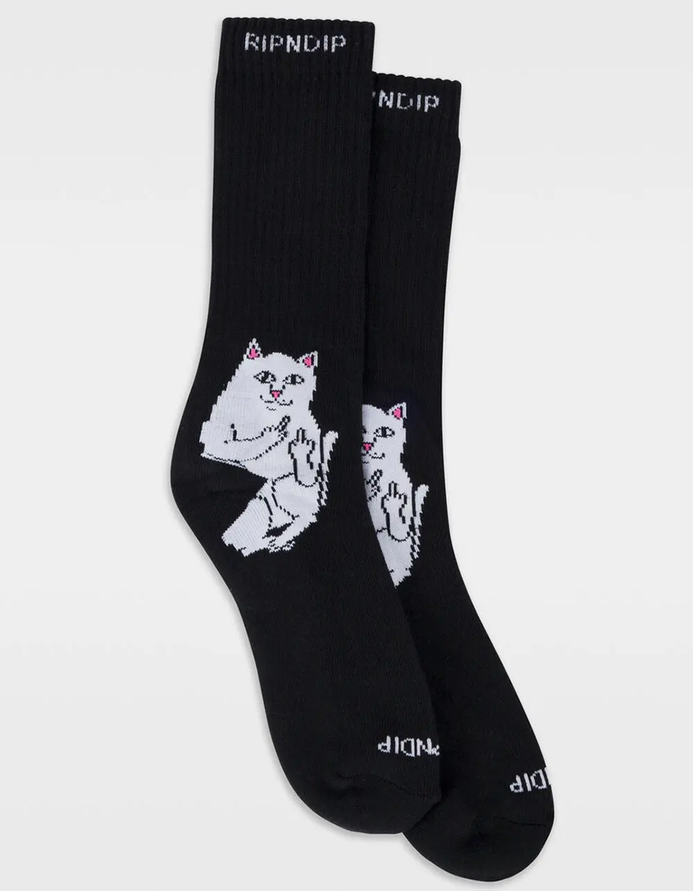 RIP N DIP Lord Nermal Mens Crew Socks, Black Combo