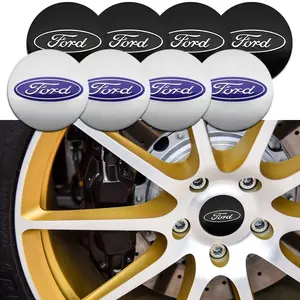 4pcs 56mm Car Wheel Center HUB Caps Stickers Badges for Ford Focus 2/3 Mk3 Mk4 St Fiesta Kuga Explorer Mondeo Models