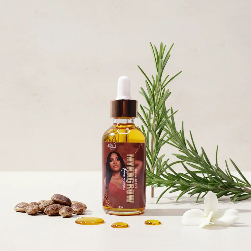 MYKA Hair Serum - US Beauty Oil Easy Grooming Treatment, Daily Hydrating Solution for All Hair Types to Lock in Moisture