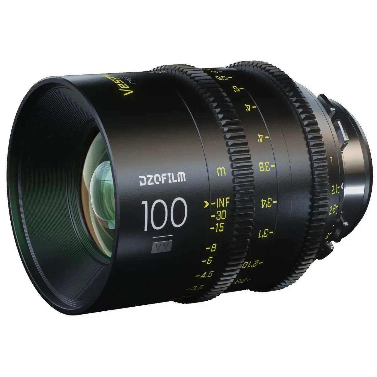 DZOFILM Vespid Prime 100mm T2.1 Vintage Aesthetic Cinema Lens for PL & EF Mounts, Compatible with Full Frame+ Cinema Cameras, Includes ND Filter