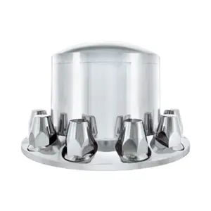 United Pacific 10263 – Chrome Dome Rear Axle Cover with 33mm Standard Thread-On Nut Covers