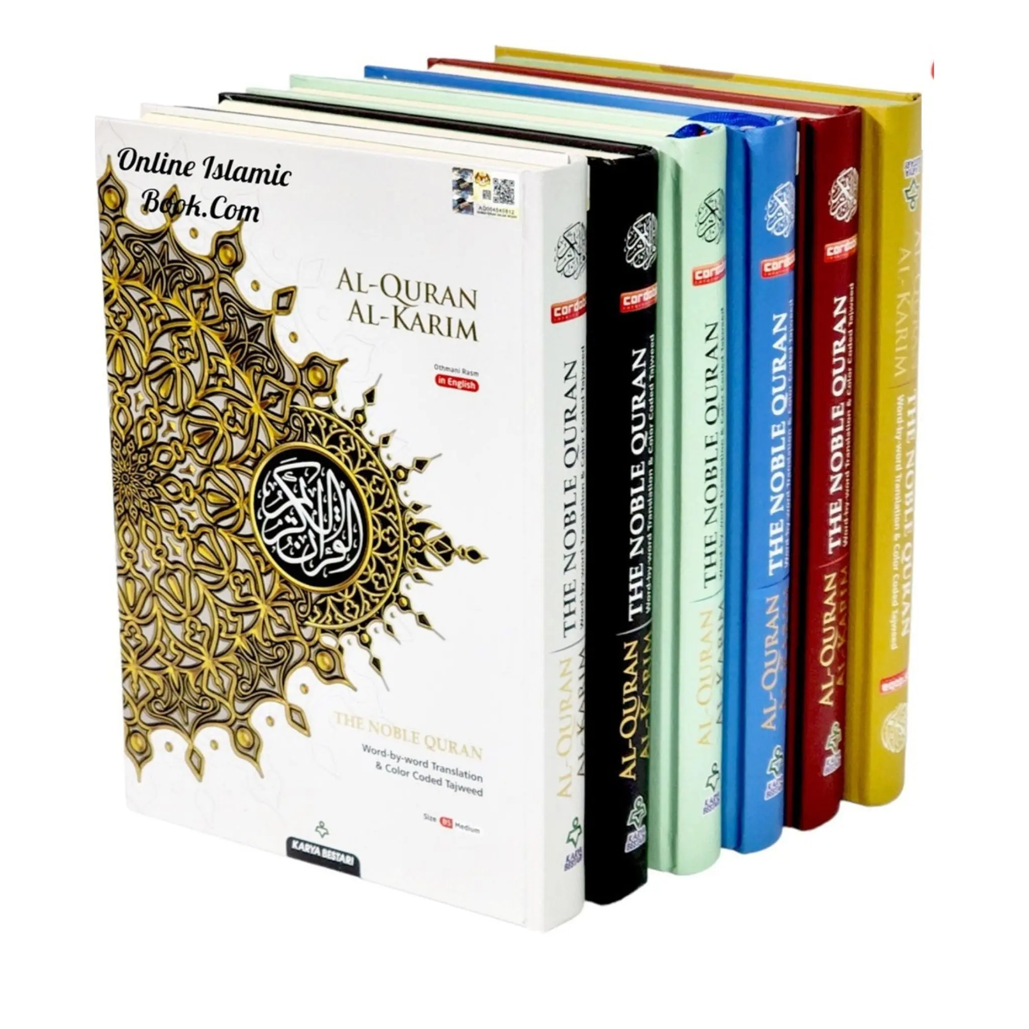 Maqdis Quran – Word-by-Word English-Arabic, Color-Coded Tajweed (B5)