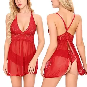 Soft lace babydoll lingerie -comfortable nightwear Elegance Elegant Feminine Loungewear