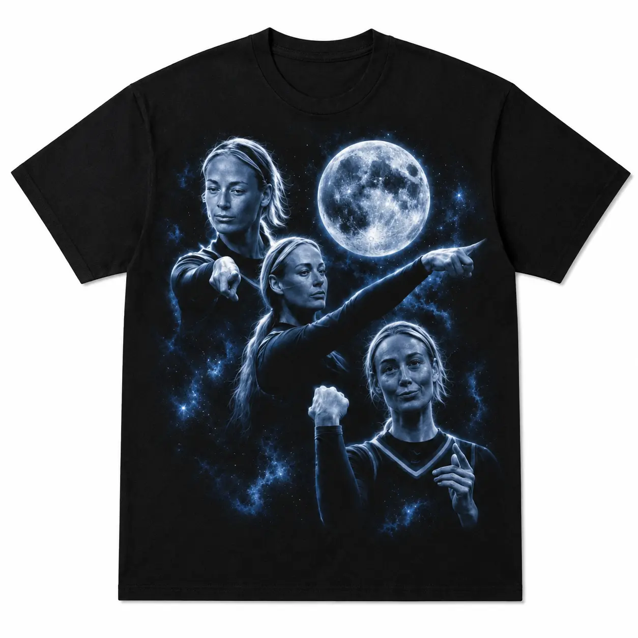 Sophie Cunningham Three Moon Unisex T-shirt, Sweatshirt, Hoodie All Size All Color For Men And Women, Casual Clothing, BasketBall Meme Fabric Halloween