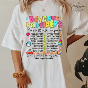 The Daycare Tour Shirt,  Retro Daycare Shirt, Teacher Tour Shirt, End of Year Shirt, Teacher Shirt, Back To School Shirt