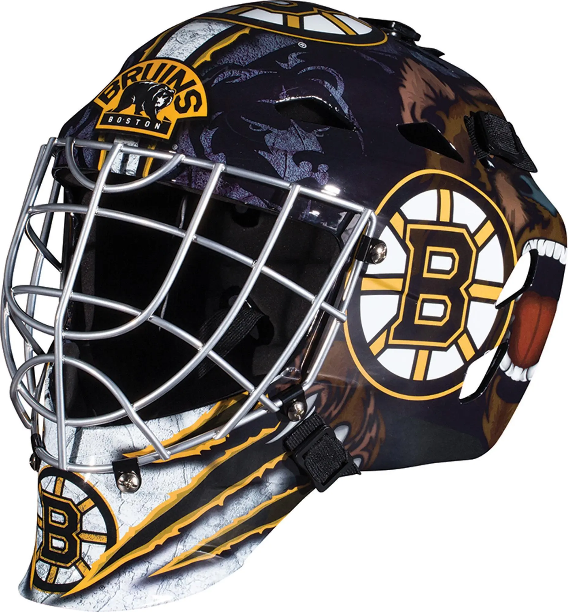 Boston Bruins Unsigned Franklin Sports Replica Goalie Mask