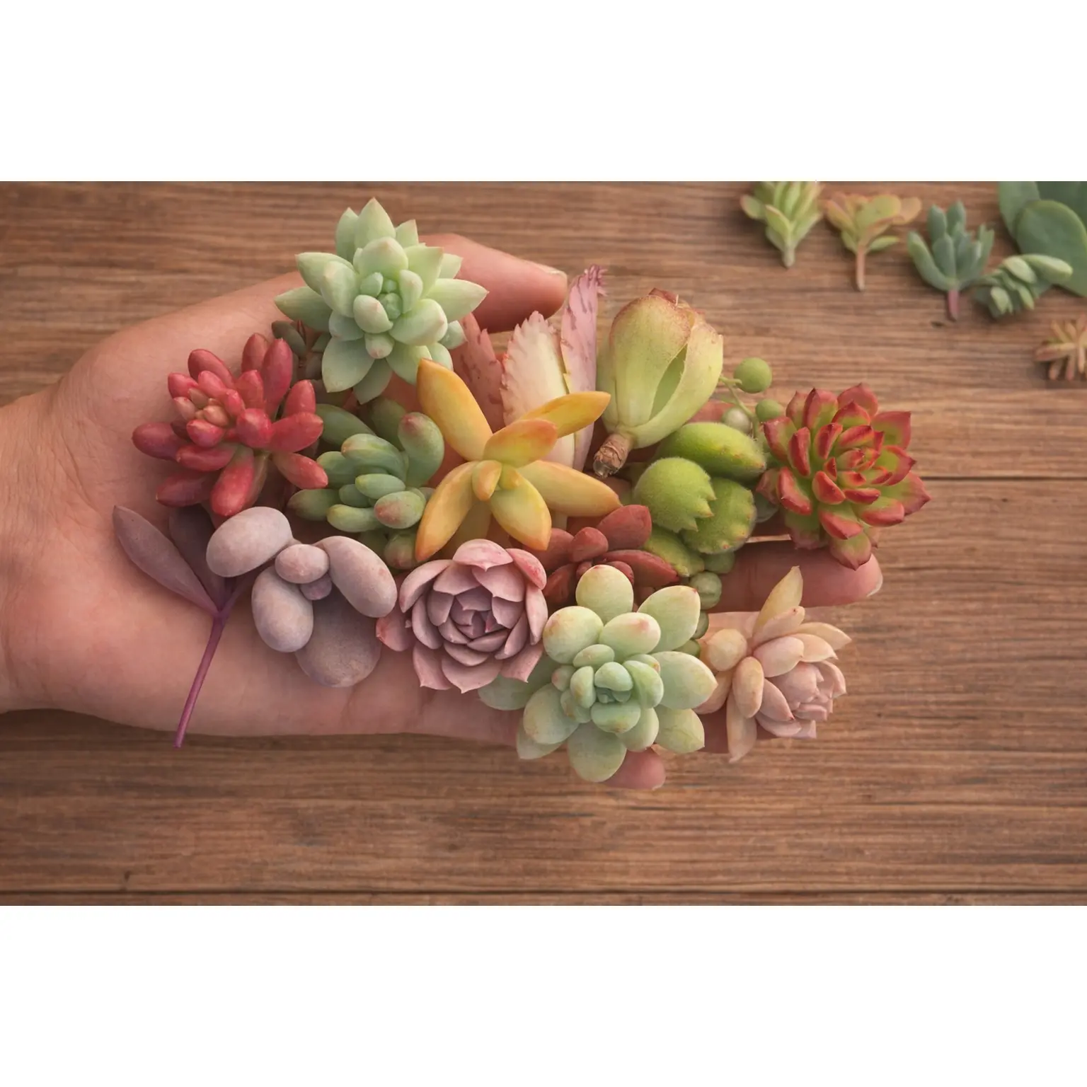 15 Mini Live Assorted Succulent Cuttings | Succulent Babies