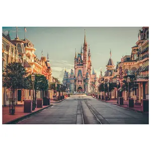 Castle 50th Anniversary, Castle Wall Art – Theme Park Poster, Main Street Decor Print