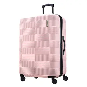 American Tourister 31" Hardside Checked Spinner Suitcase - Flamingo Pink