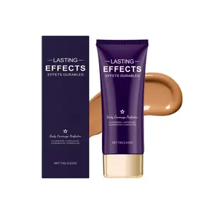 Dark skin tone concealer, lightweight and blendable, provides seamless coverage for facial and body imperfections, perfect for everyday use, moisturizing and non-creasing.