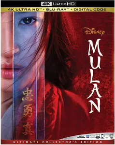 Mulan  [4K ULTRA HD BLU-RAY MOVIE] With Blu-Ray, 4K Mastering, Collector's Ed, , Dolby, Dubbed, Subtitled, Ac-3/Dolby Digital