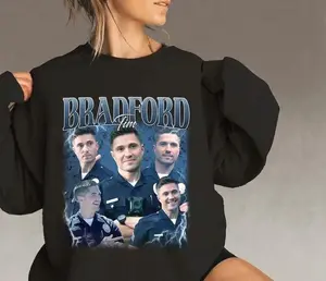 Tim Bradford The Rookie T-Shirt, Sweatshirt, Vintage 90s Style Chenford Fan Shirt, Unisex Cotton T-Shirt, Menswear, Womenswear 0VF