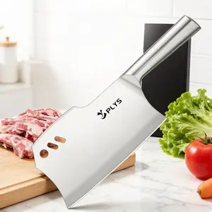 1pc Sharp Kitchen Knife, Professional Chef Knife, Stainless Steel Meat Cleaver Knife, Heavy Shape Butcher Knife For Man, Bone Cleaver Knife, Ergonomic Handle, Suitable For Kitchen, Restaurant, Gift For Men And Women, Christmas gift