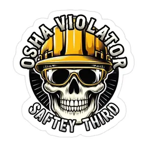 Osha Violator Saftey Third Sticker V3S