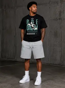 Kontrol Khaos Men's 2-Piece Shorts & Top Set, Menswear Clothing Set for Casual Wear