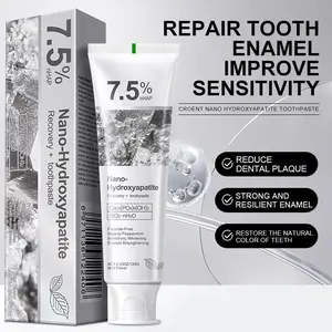 Nano Hydroxyapatite Toothpaste | Repairs & Strengthens Enamel | Fluoride-Free & Fresh Mint | Enhances Natural Shine